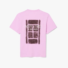 Camiseta de Algodão Estampada Lacoste Masculina - Foto 4