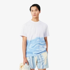 Camiseta de Algodão Estampada Lacoste Masculina - Foto 2