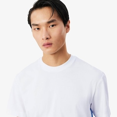 Camiseta de Algodão Estampada Lacoste Masculina - Foto 3
