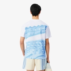 Camiseta de Algodão Estampada Lacoste Masculina - Foto 4