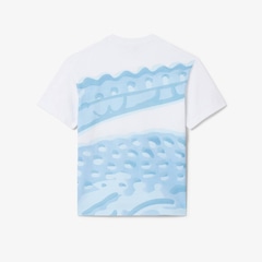 Camiseta de Algodão Estampada Lacoste Masculina - Foto 5