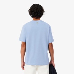 Camiseta de Algodão Estampada Lacoste Masculina - Foto 2