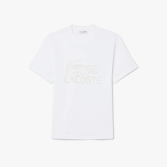 Camiseta de Algodão Estampada Lacoste Masculina - Foto 1