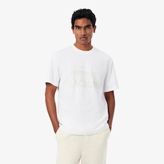 Camiseta de Algodão Estampada Lacoste Masculina - Foto 2