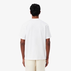 Camiseta de Algodão Estampada Lacoste Masculina - Foto 4