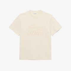 Camiseta de Algodão Estampada Lacoste Masculina - Foto 3