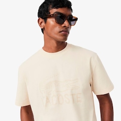 Camiseta de Algodão Estampada Lacoste Masculina - Foto 4