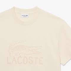 Camiseta de Algodão Estampada Lacoste Masculina - Foto 5