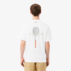 Camiseta de Algodão Bordada Lacoste Unissex - Foto 4
