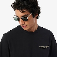 Camiseta de Algodão Bordada Lacoste Unissex - Foto 3