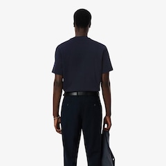 Camiseta de Algodão Colour-Block Lacoste Masculina - Foto 2