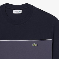 Camiseta de Algodão Colour-Block Lacoste Masculina - Foto 4