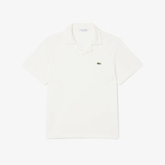 Camisa Polo Classic Fit em Algodão e Linho Lacoste Masculina - Foto 3