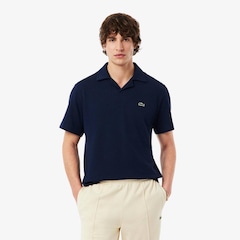 Camisa Polo Classic Fit em Algodão e Linho Lacoste Masculina - Foto 1