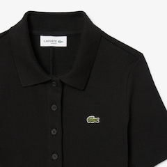 Vestido Polo Longo de Algodão Canelado Lacoste Feminino - Foto 5