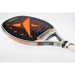 Raquete de Beach Tennis Drop Shot Premium 4.0 BT 12k Thales - Foto 2