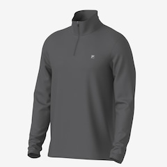 Blusa Manga Longa Fila Half Ziper Life Masculina - Foto 1
