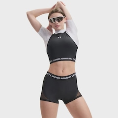 Shorts de Treino Under Armour HeatGear Mesh - Feminino - Foto 4
