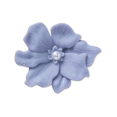 Jibbitz™ Crocs Flor de Pervinca com Pérola - Foto 1