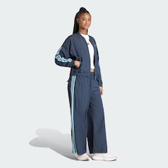 Calça Adidas Paraquedas Três Listras Woven Feminina - Foto 4