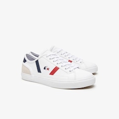 Tênis Sideline Pro em couro tricolor Lacoste Masculino - Foto 2