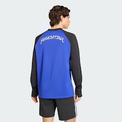 Blusão de Moletom Aquecimento Pré-Jogo II Seleção Argentina 26/27 adidas Masculino - Foto 3