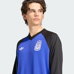 Blusão de Moletom Aquecimento Pré-Jogo II Seleção Argentina 26/27 adidas Masculino - Foto 5