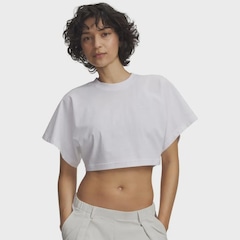 Blusa Cropped Sportstyle Under Armour Scrip - Feminina - Foto 1
