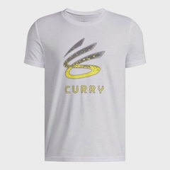 Camiseta de Basquete Under Armour Curry Logo Tee - Masculina - Foto 1