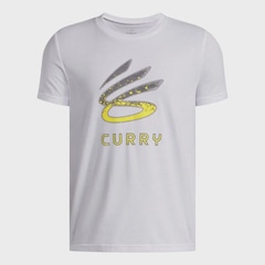 Camiseta de Basquete Under Armour Curry Logo Tee - Masculina - Foto 3