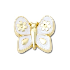 Jibbitz™ Crocs Borboleta Dourada Perolizada - Foto 1