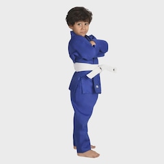 Kimono de Judo - Jiu Jitsu MKS Seito com Faixa Branca - Infantil - Foto 2