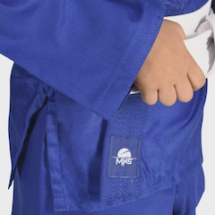 Kimono de Judo - Jiu Jitsu MKS Seito com Faixa Branca - Infantil - Foto 4