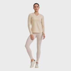 Blusa Caju Brasil Térmica Gola V Feminina - Foto 2