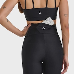 Calça Legging Caju Brasil Adaptiv Bolso Cós Feminino - Foto 6