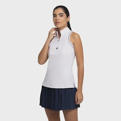 Camiseta Regata Wilson Tour Zip Tank Feminino - Foto 2