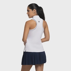 Camiseta Regata Wilson Tour Zip Tank Feminino - Foto 5