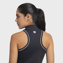 Camiseta Regata Wilson Tour Zip Tank Feminino - Foto 5