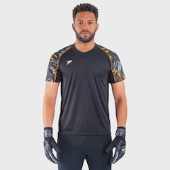 Camisa Poker Goleiro Manga Curta Sublimada Sentinela - Masculino - Foto 1