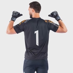 Camisa Poker Goleiro Manga Curta Sublimada Sentinela - Masculino - Foto 3