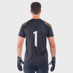 Camisa Poker Goleiro Manga Curta Sublimada Sentinela - Masculino - Foto 4