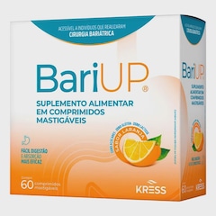 Bariup Kress Suplemento Vitamina Bariatrica 60 Mastigavel Laranja - Foto 1