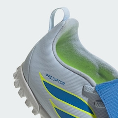 Chuteiras Society com Cadarços Elásticos e Língua Dobrável Adulto adidas Predator Club - Foto 8