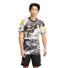 Camisa Pré-Jogo Real Madrid Vingadores 25/26 adidas Masculina - Foto 1