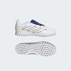 Chuteira Society com Cadarços Elásticos e Língua Dobrável Adulto adidas Predator Club - Foto 10