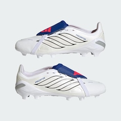 Chuteira de Campo de Língua Dobrável Infantil adidas Predator League - Foto 8