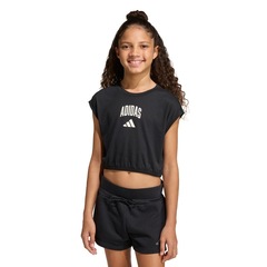 Camiseta Infantil Adidas Seasonals Collegiate Typography - Foto 1