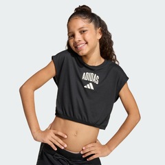 Camiseta Infantil Adidas Seasonals Collegiate Typography - Foto 5