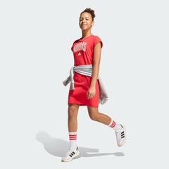 Vestido Infantil Adidas Seasonals Collegiate Typography - Foto 4