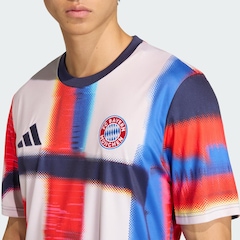 Camisa Pré-Jogo FC Bayern 26/27 adidas Masculina - Foto 5